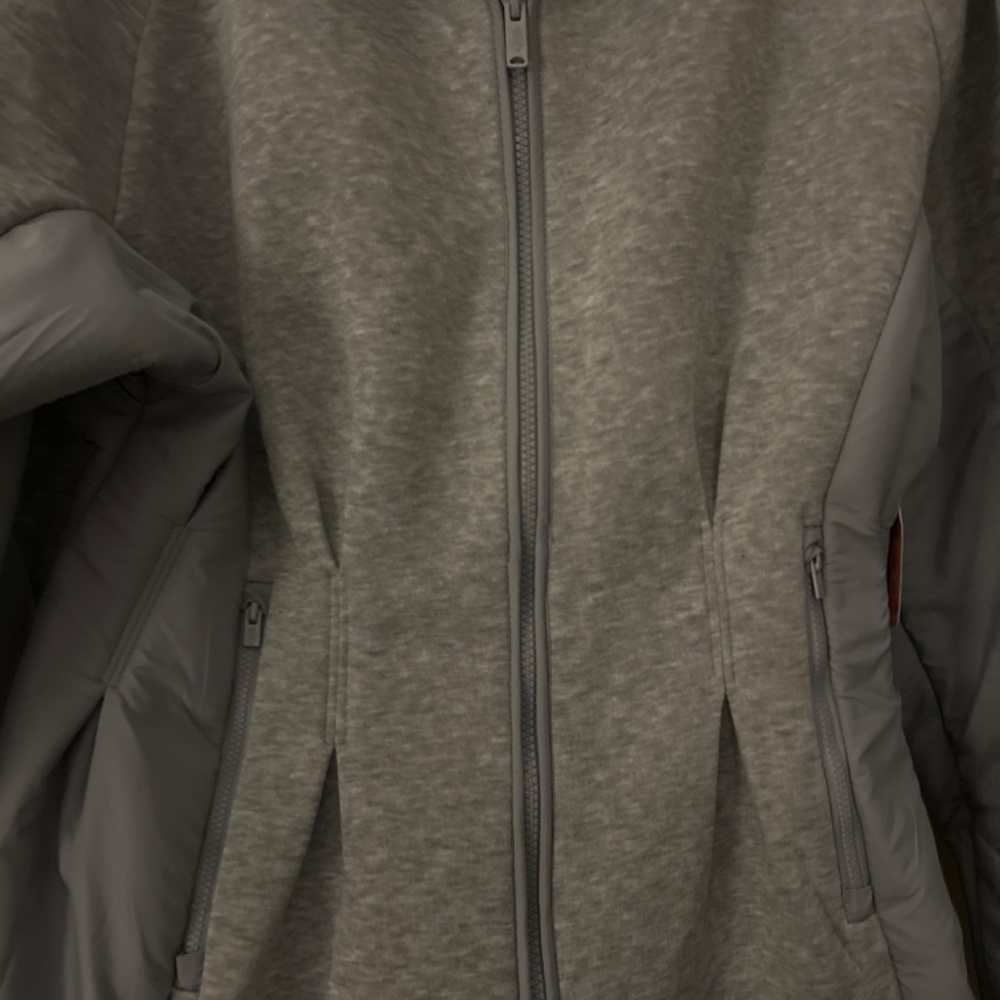 NWT Free people Gia Fleece Jacket Size XL in Grey Retail 168 - Picture 6 of 8